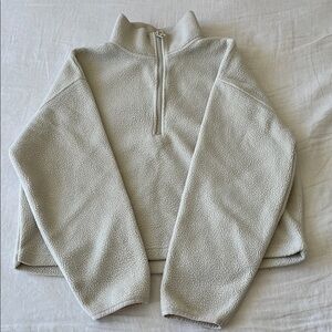 Glassons Cozy Cream Quarter-Zip Fleece Pullover